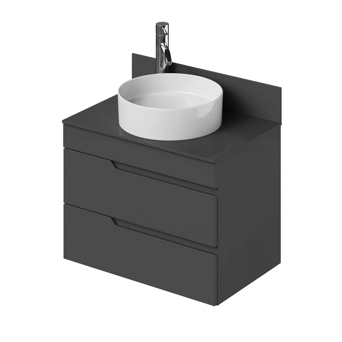 Тумба со столешницей Итана Alexa 4657810334700 70 см (графит) подвесная