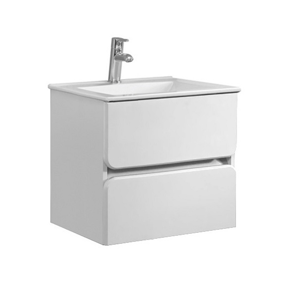 Тумба под раковину Belux Париж Нова 4810924259516 60 см (белый глянцевый) подвесная