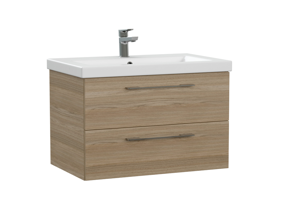 Тумба под раковину Cersanit Lara 70 64136 (орех) подвесная