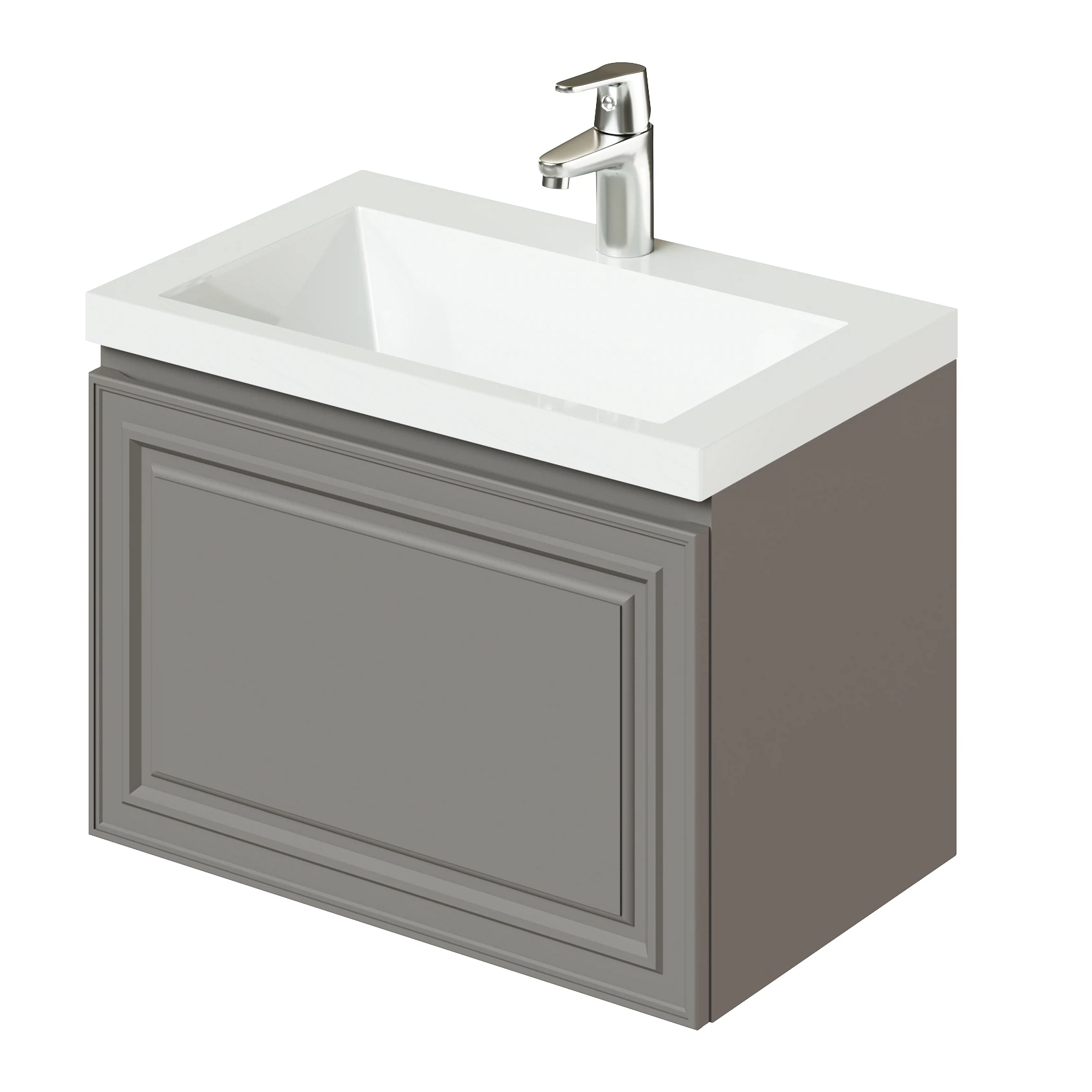 Тумба с раковиной Итана Verona 4657792954613 60 см (амаретти) подвесная