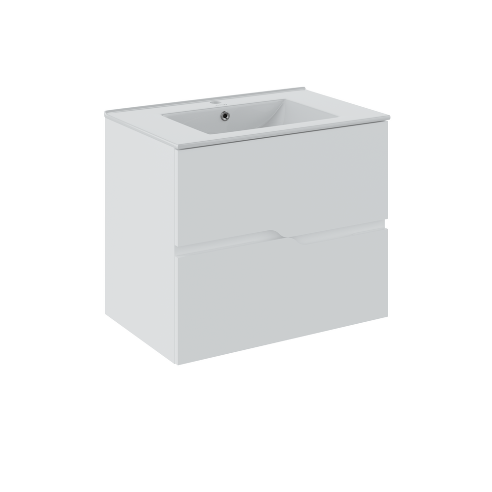 Тумба под раковину Runo Палермо 00-00004082 60 см (белый) подвесная