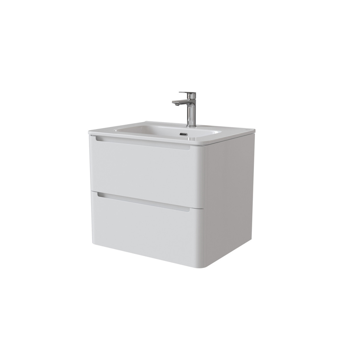 Тумба с раковиной IDDIS Edifice EDI60W0i95K 60 см (белый) подвесная