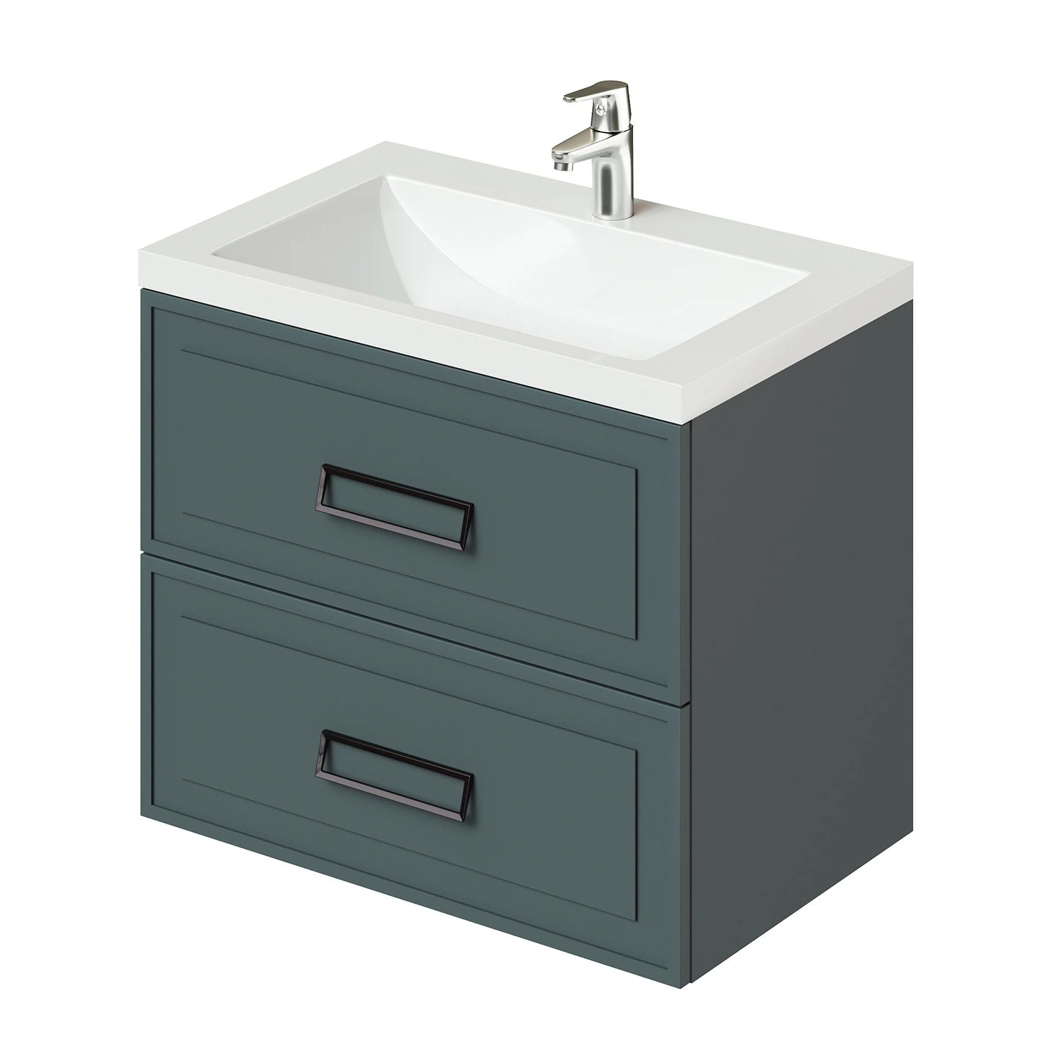 Тумба с раковиной Итана Pino 4657792957713 75 см (веллюто авокадо) подвесная