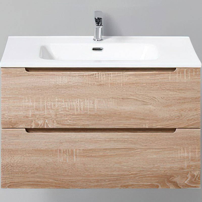 Тумба под раковину Belbagno ETNA-700-2C-SO-WO-P 70 см (светлое дерево) подвесная