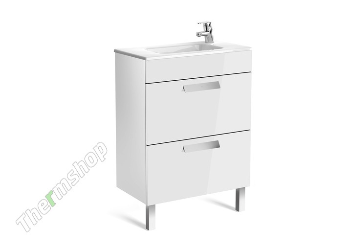 Тумба под раковину Roca Debba 60 см (белый) ZRU9302708