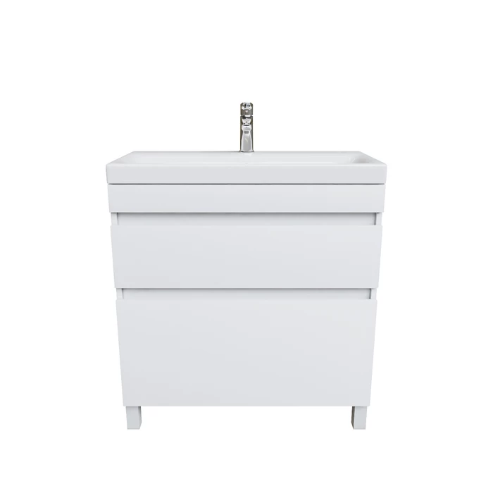 Тумба с раковиной IDDIS Zodiac ZOD8CBFi95K 75 см (белый матовый) напольная