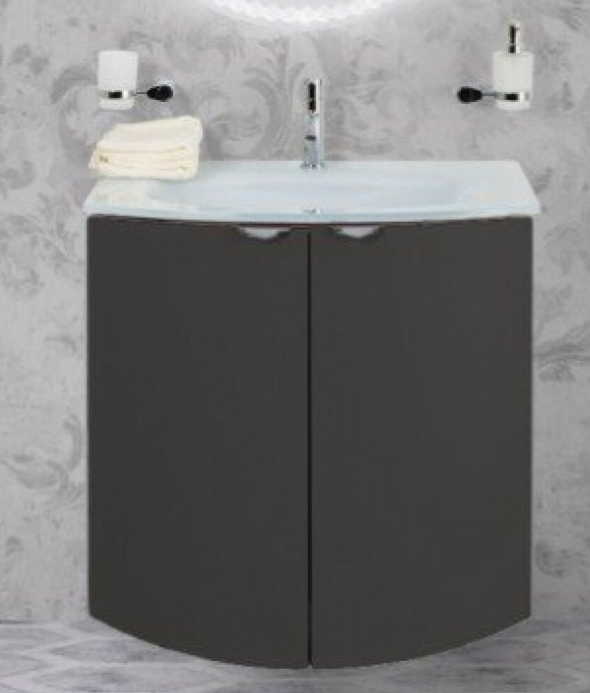Тумба под раковину Cezares Rialto 55171 70 см (графит) подвесная