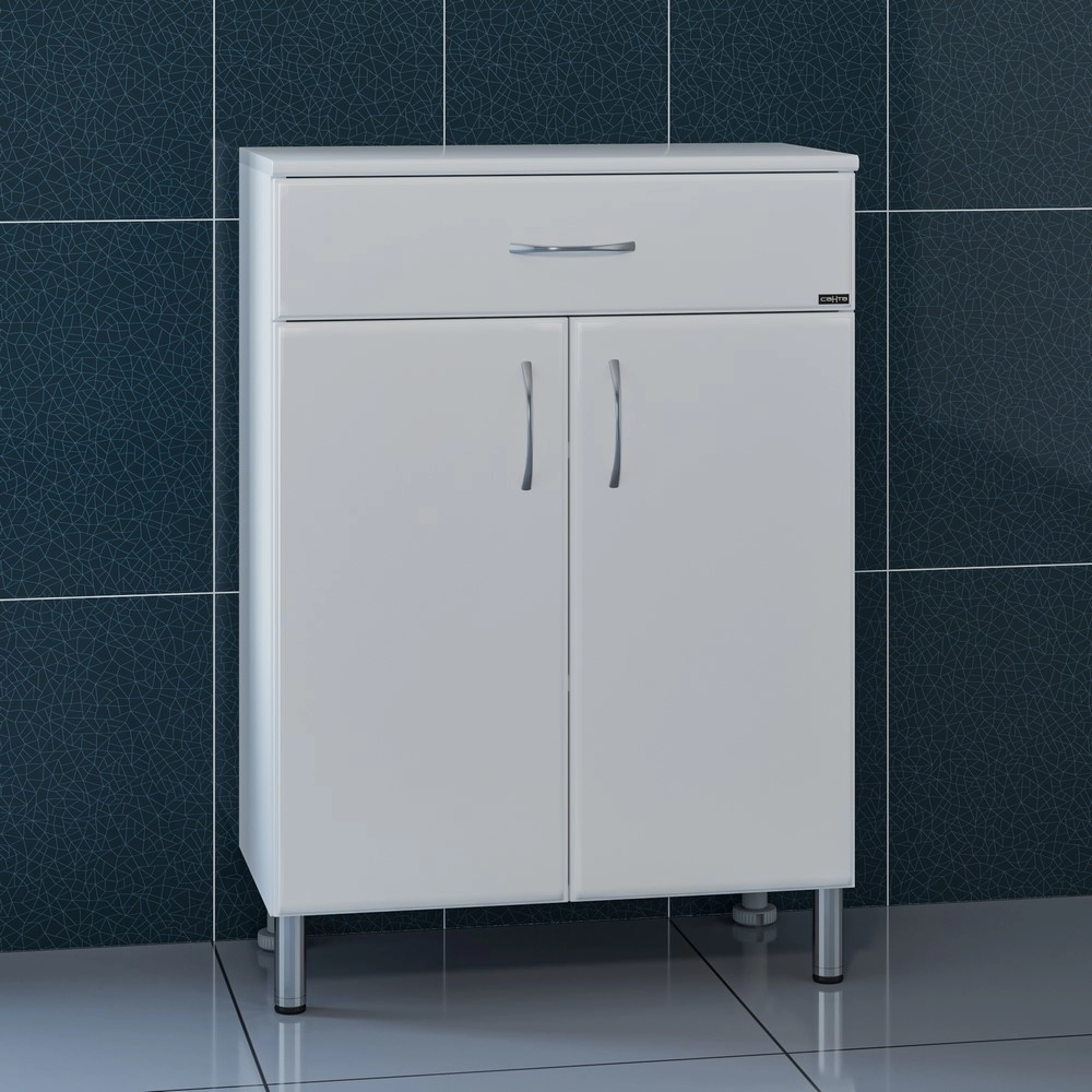 Тумба СаНта Стандарт 301007 60 см (белая) напольная