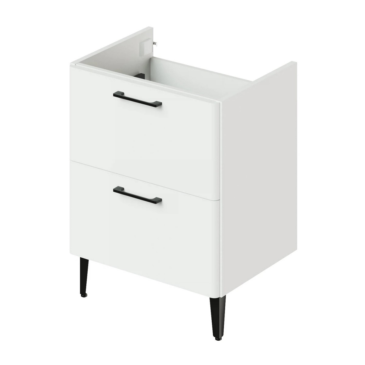 Тумба под раковину Итана Nais 2.0 4657810335127 60 см (белый матовый) напольная