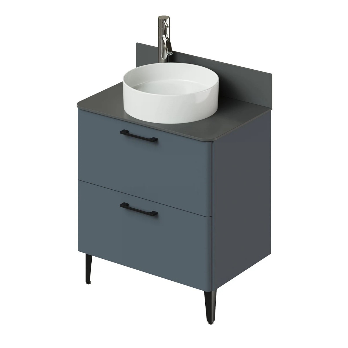 Тумба со столешницей Итана Nais 2.0 4657810334809 70 см (антрацит) напольная