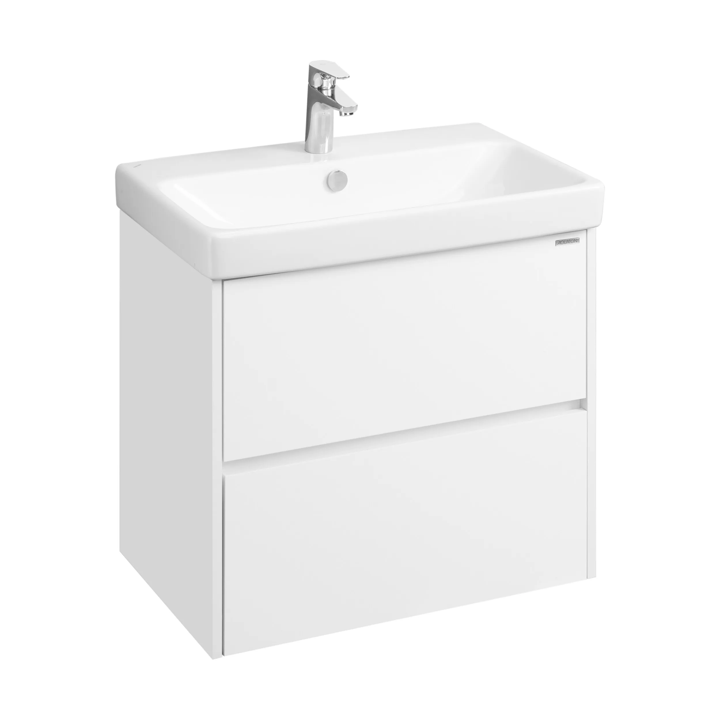 Тумба под раковину Aquaton Сканди 1A251801SD010 70 см (белый матовый/белый глянец)