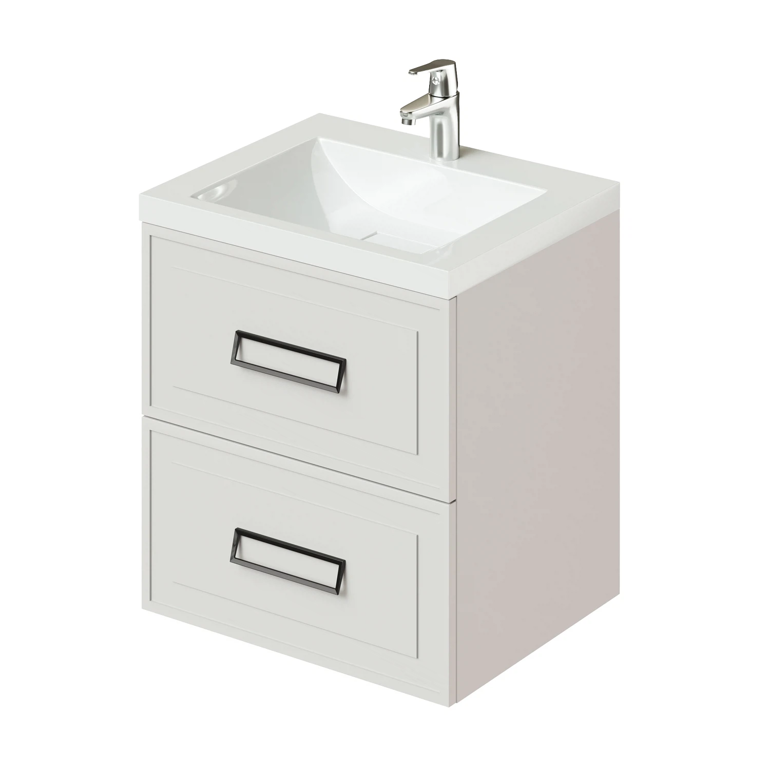 Тумба с раковиной Итана Pino 4657810334113 60 см (керамик) подвесная