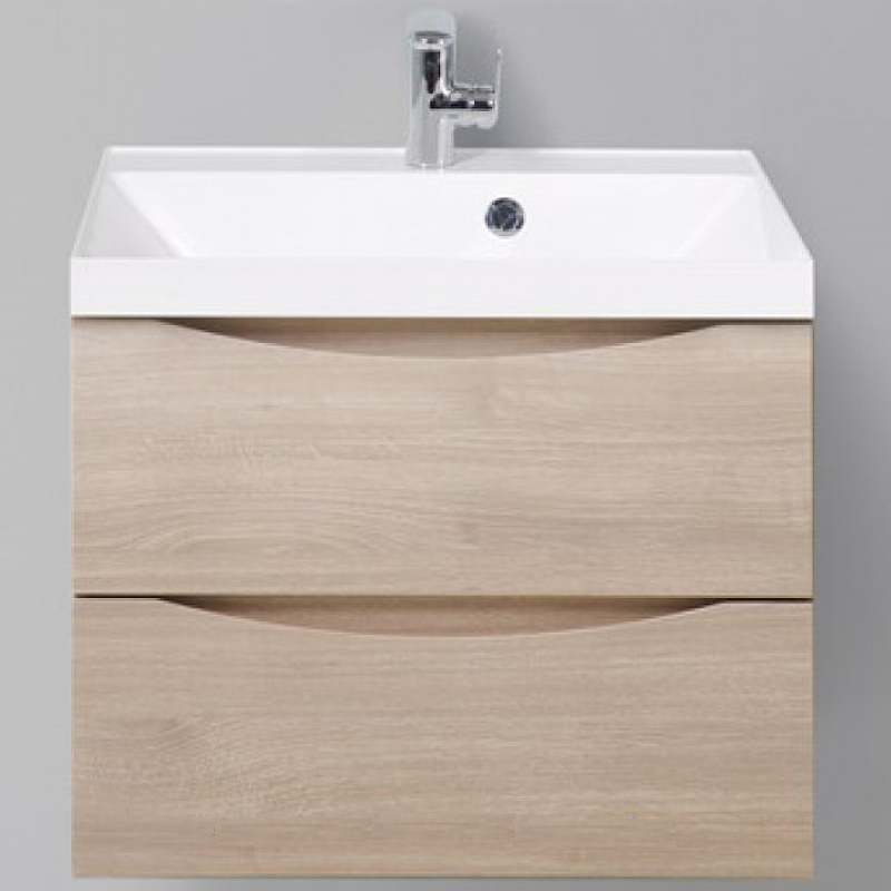 Тумба под раковину BelBagno MARINO-600-2C-SO-RG-P 60 см (светлое дерево) подвесная