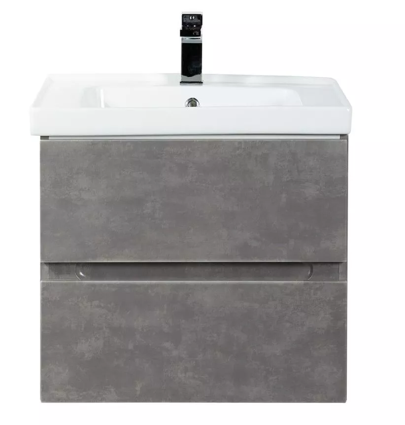 Тумба под раковину Art&Max Techno AM-Techno-600-2C-SO-FC305 60 см (айс какао) подвесная