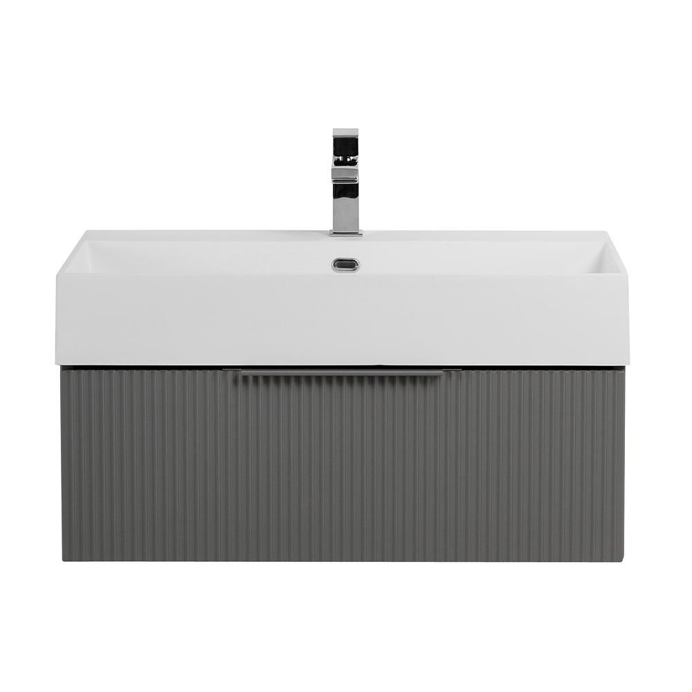 Тумба под раковину Cezares Premium 55419 70 см (серый матовый) подвесная