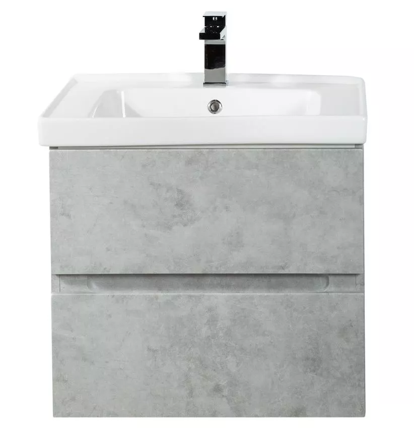 Тумба под раковину Art&Max Techno AM-Techno-600-2C-SO-LS935 60 см (бетон лофт натуральный) подвесная