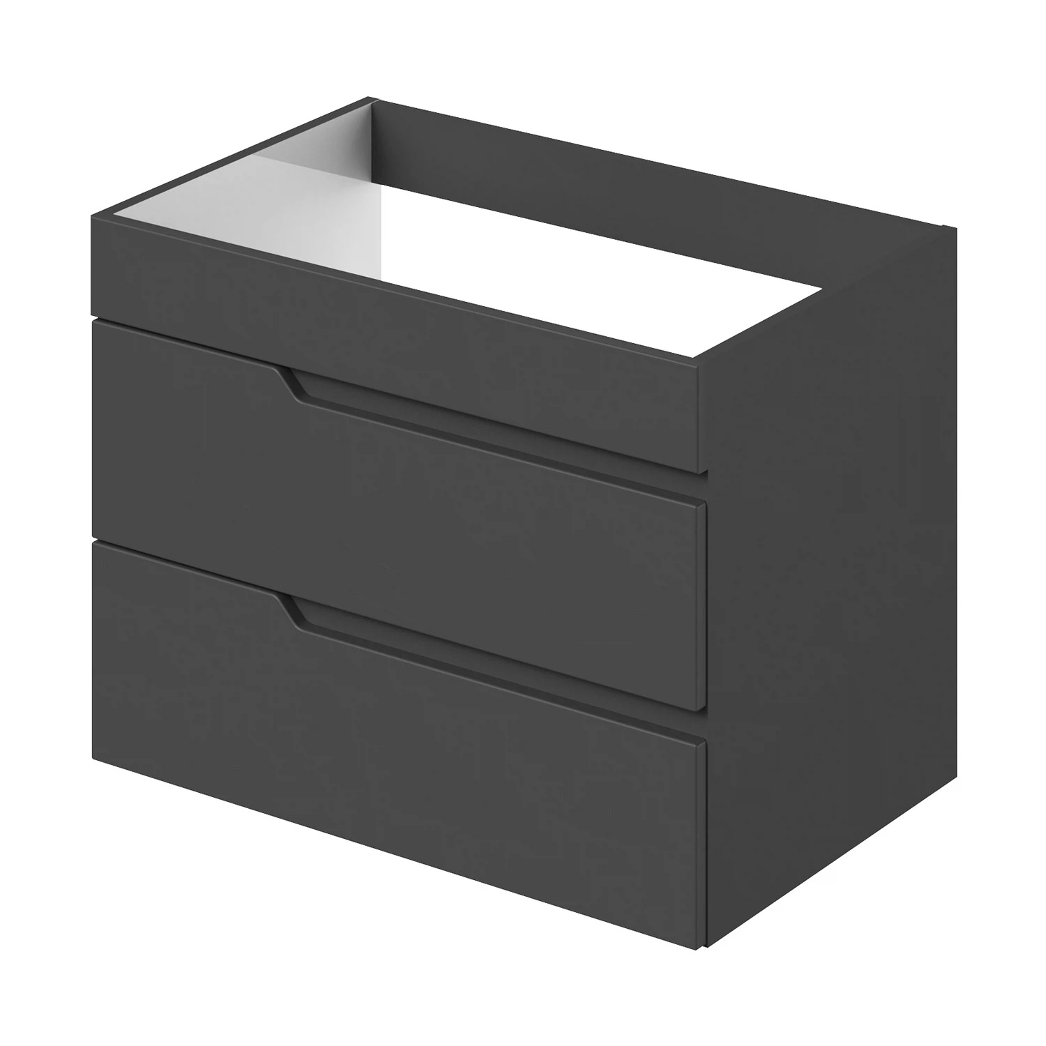 Тумба под раковину Итана Alexa 4657784353875 70 см (графит) подвесная