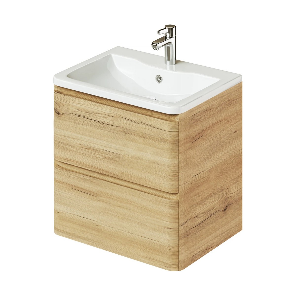 Тумба с раковиной Итана Roberto 4657826226556 60 см (дуб мавелла голд) подвесная