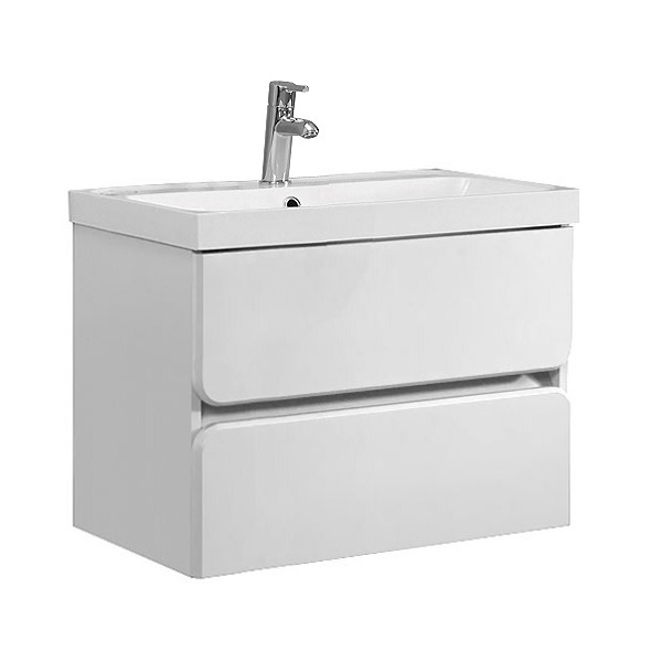 Тумба под раковину Belux Париж 4810924243218 70 см (белый глянцевый) подвесная