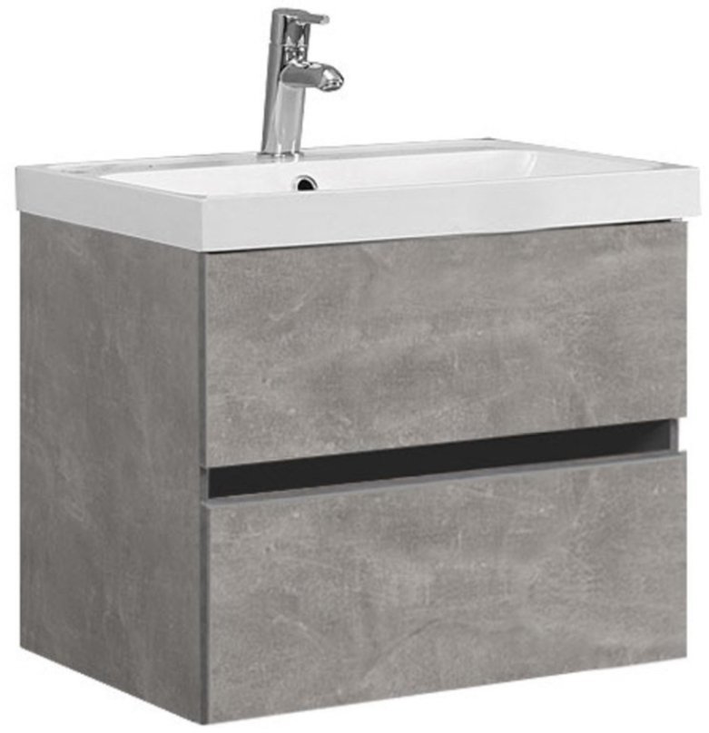 Тумба под раковину Belux Париж 4810924258496 70 см (бетон чикаго) подвесная