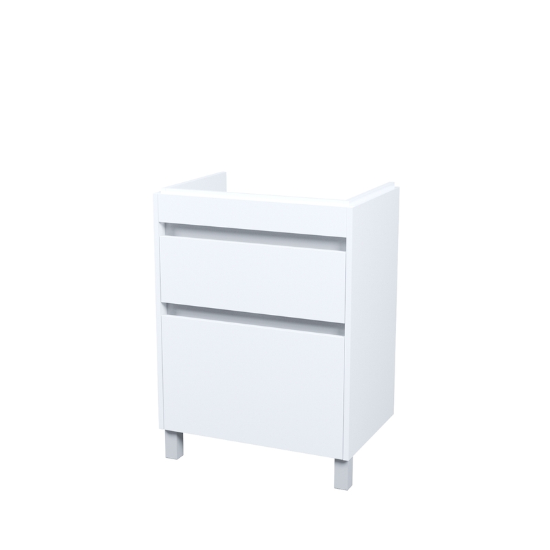 Тумба под раковину IDDIS Zodiac X ZDX60WFi95 60 см (белый матовый) напольная