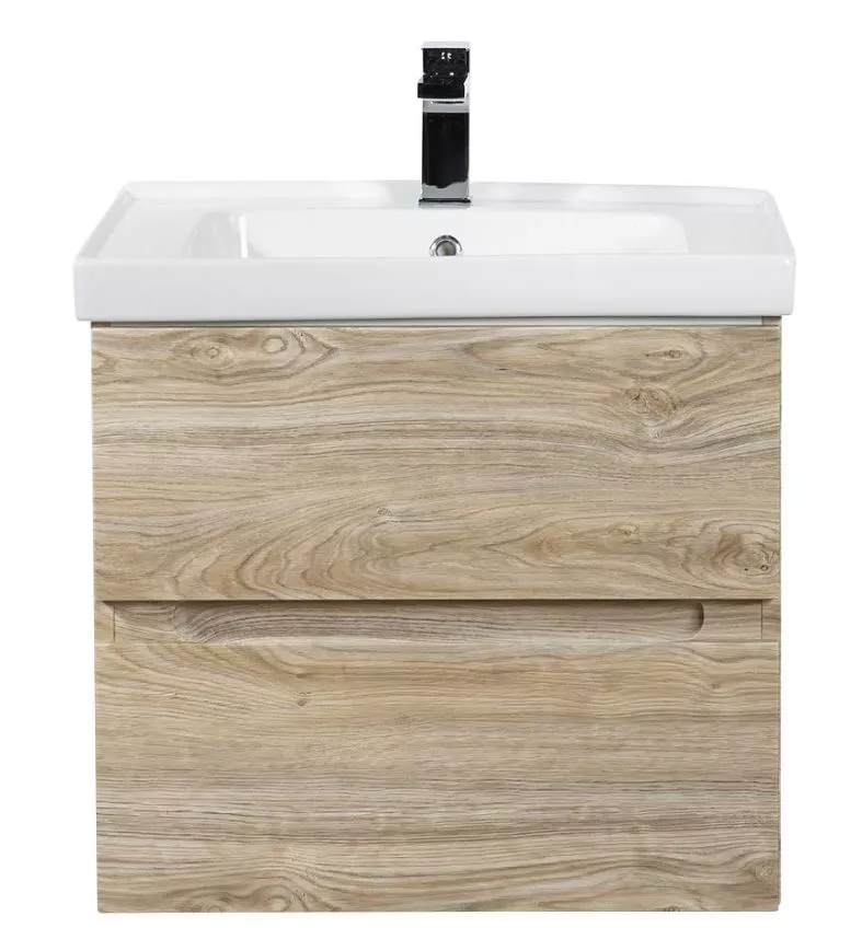 Тумба под раковину Art&Max Techno AM-Techno-600-2C-SO-LW823 60 см (дуб мелфорд) подвесная