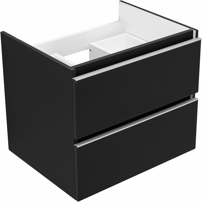 Тумба под раковину Aquanet Вега 329596 70 см (черный) подвесная
