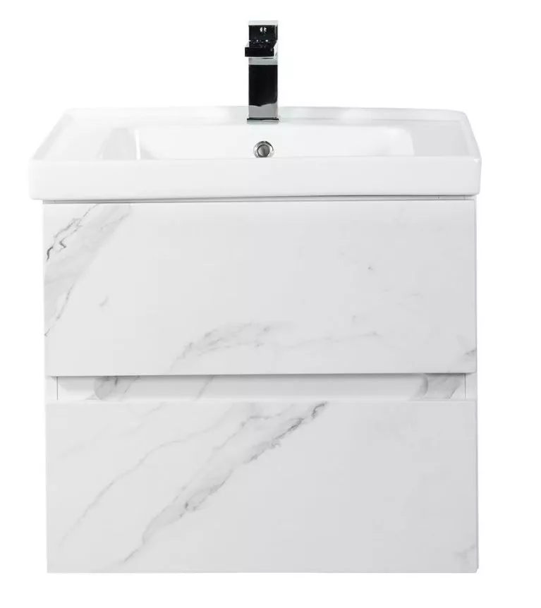 Тумба под раковину Art&Max Techno AM-Techno-600-2C-SO-MR960 60 см (монти мрамор) подвесная