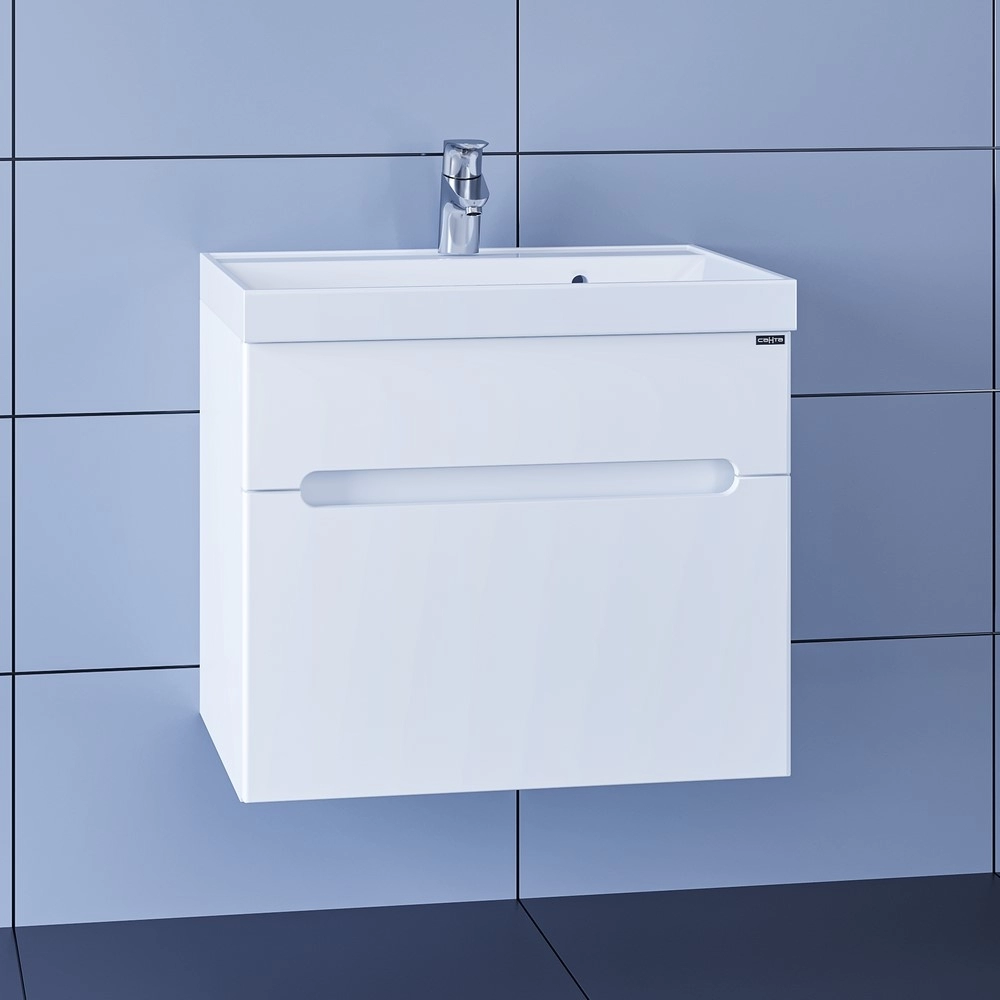 Тумба под раковину СанТа Лондон-60 224002л 60 см (белый) подвесная