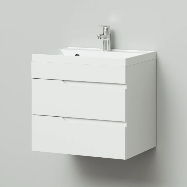 Тумба с раковиной Итана Alexa 4657792952671 60 см (белый) подвесная