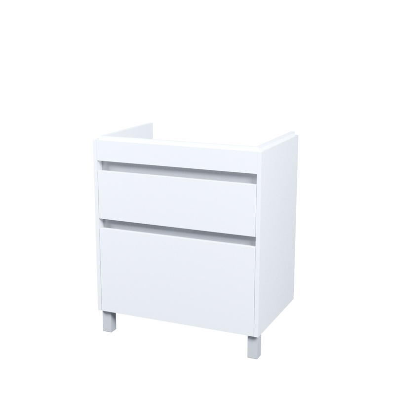 Тумба под раковину IDDIS Zodiac X ZDX70WFi95 70 см (белый матовый) напольная