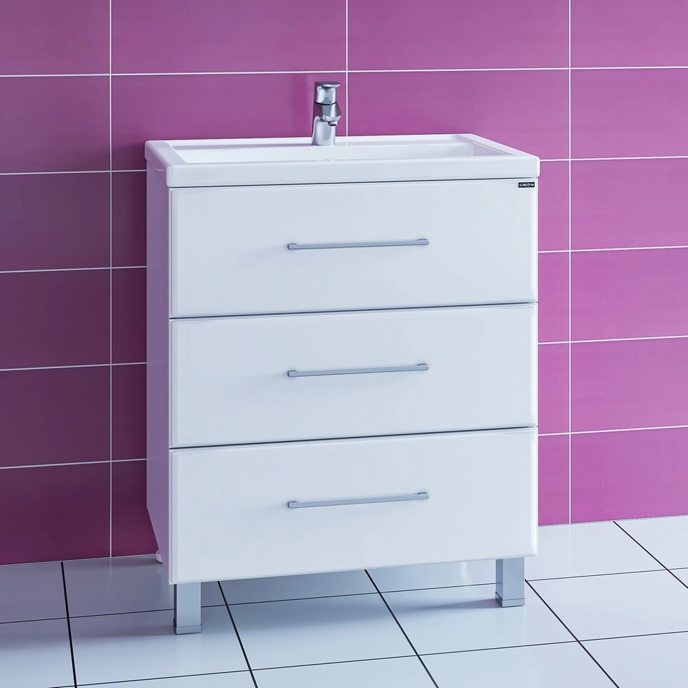 Тумба под раковину СанТа Омега-70 207039 70 см (белый) напольная