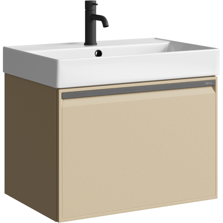 Тумба под раковину Aqwella Pure PUR0165KS 65 см (капучино светлый) подвесная