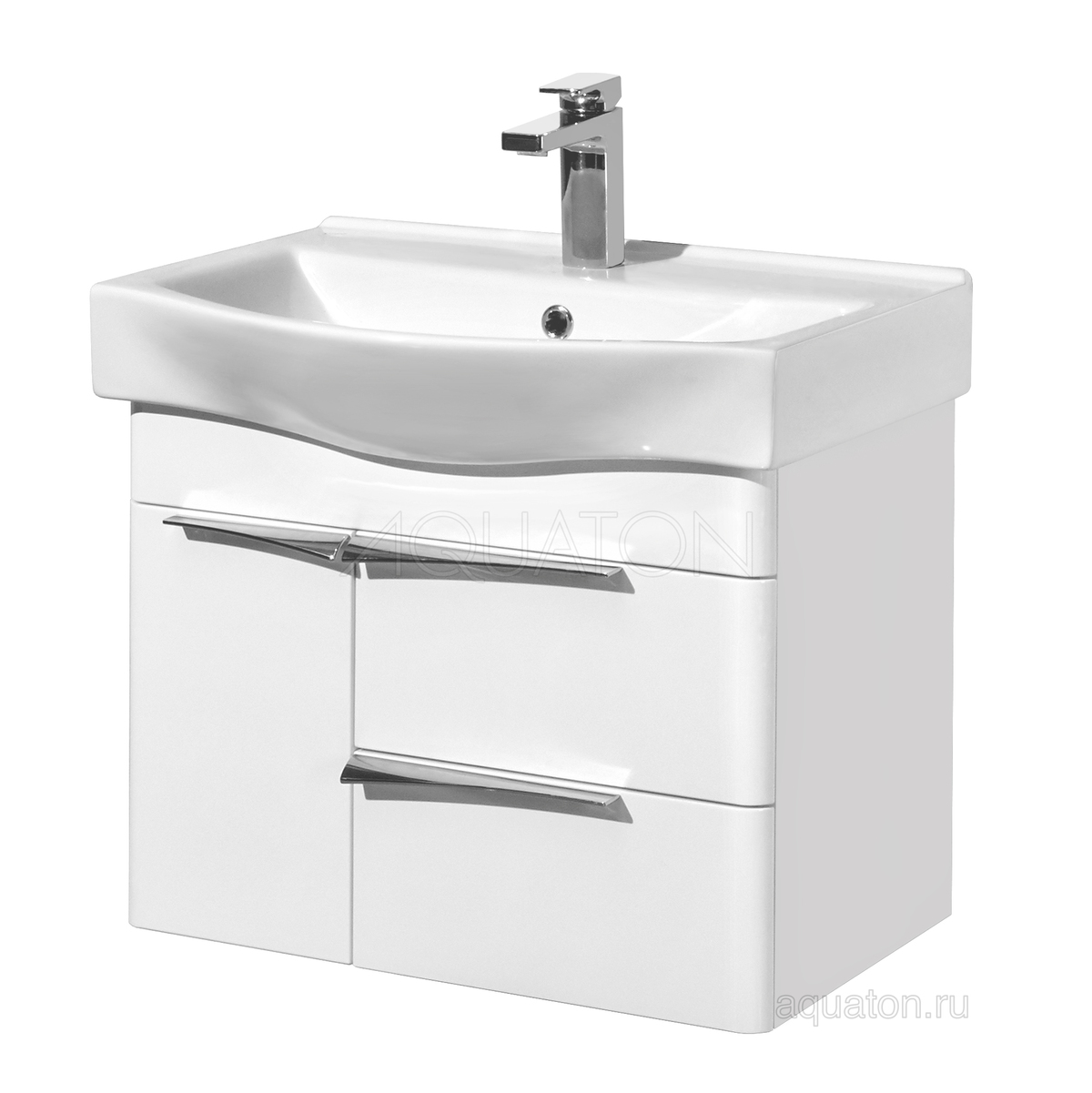 Тумба под раковину Aquaton Беверли 65 см (белый)