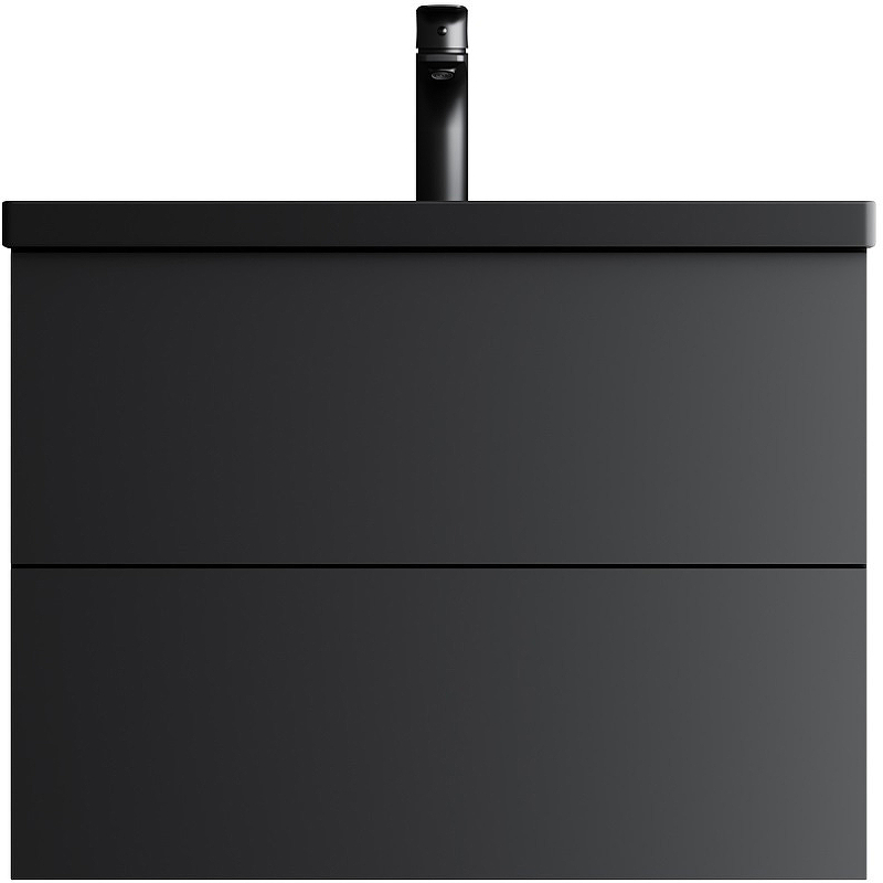 Тумба под раковину AM.PM Gem  M90FHX07522BM 75 см (черный матовый) подвесная
