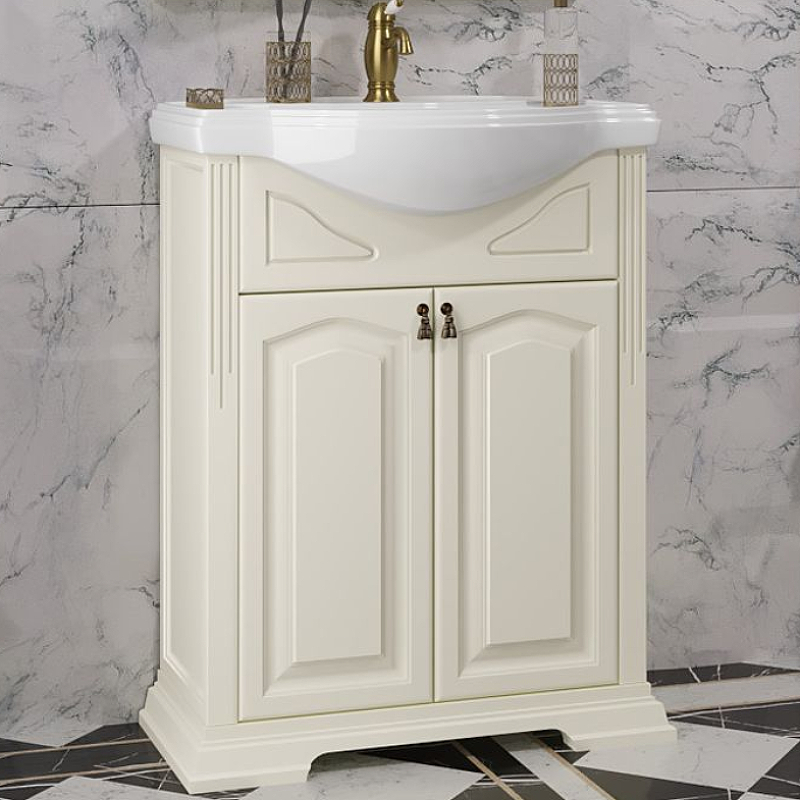 Тумба под раковину Opadiris Риспекто 00-00005812 65 см (слоновая кость) напольная