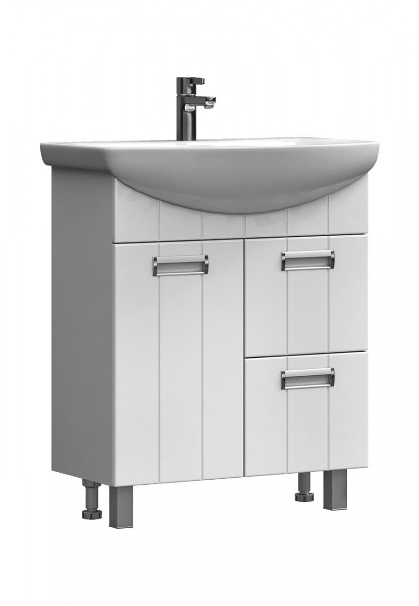 Тумба под раковину Vigo Diana-2 tn.DIA.BAL.70.1D.2Y 70 см (белый) напольная