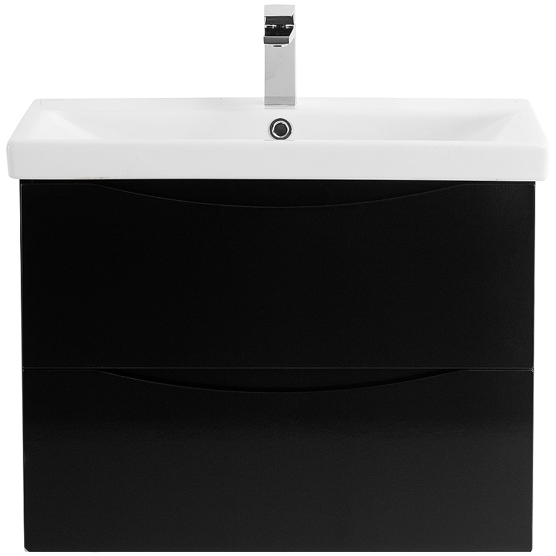 Тумба под раковину BelBagno MARINO-700-2C-SO-NL-P 700*550 мм (черный) подвесная