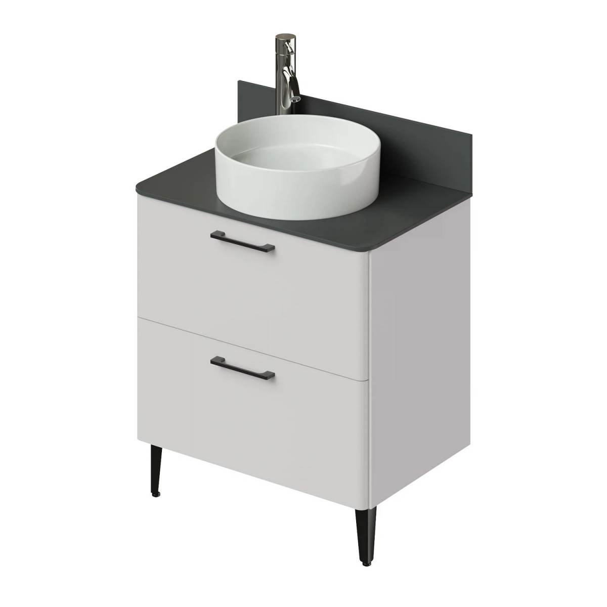 Тумба со столешницей Итана Nais 2.0 4657810334816 70 см (керамик) напольная