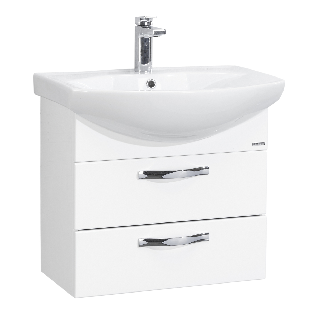 Тумба под раковину Aquaton Ария М  65 см (белый)