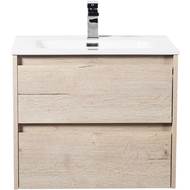 Тумба под раковину BelBagno Kraft KRAFT-600-2C-SO-RGB, 60 см (светлое дерево) подвесная