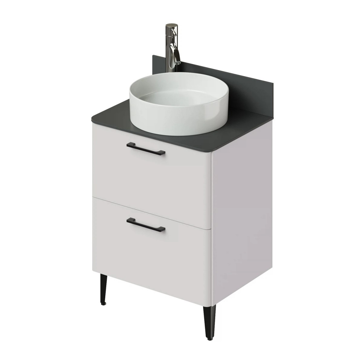 Тумба со столешницей Итана Nais 2.0 4657810335264 60 см (керамик) напольная