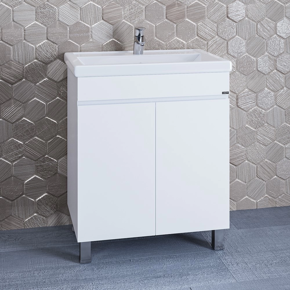 Тумба под раковину СанТа Марс 700241 70 см (белый) напольная