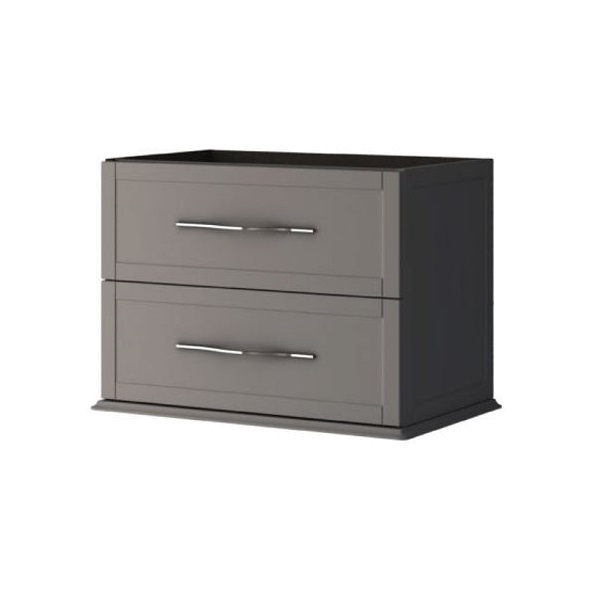 Тумба под раковину Cezares Tiffany 55242 75 см (серый матовый) подвесная