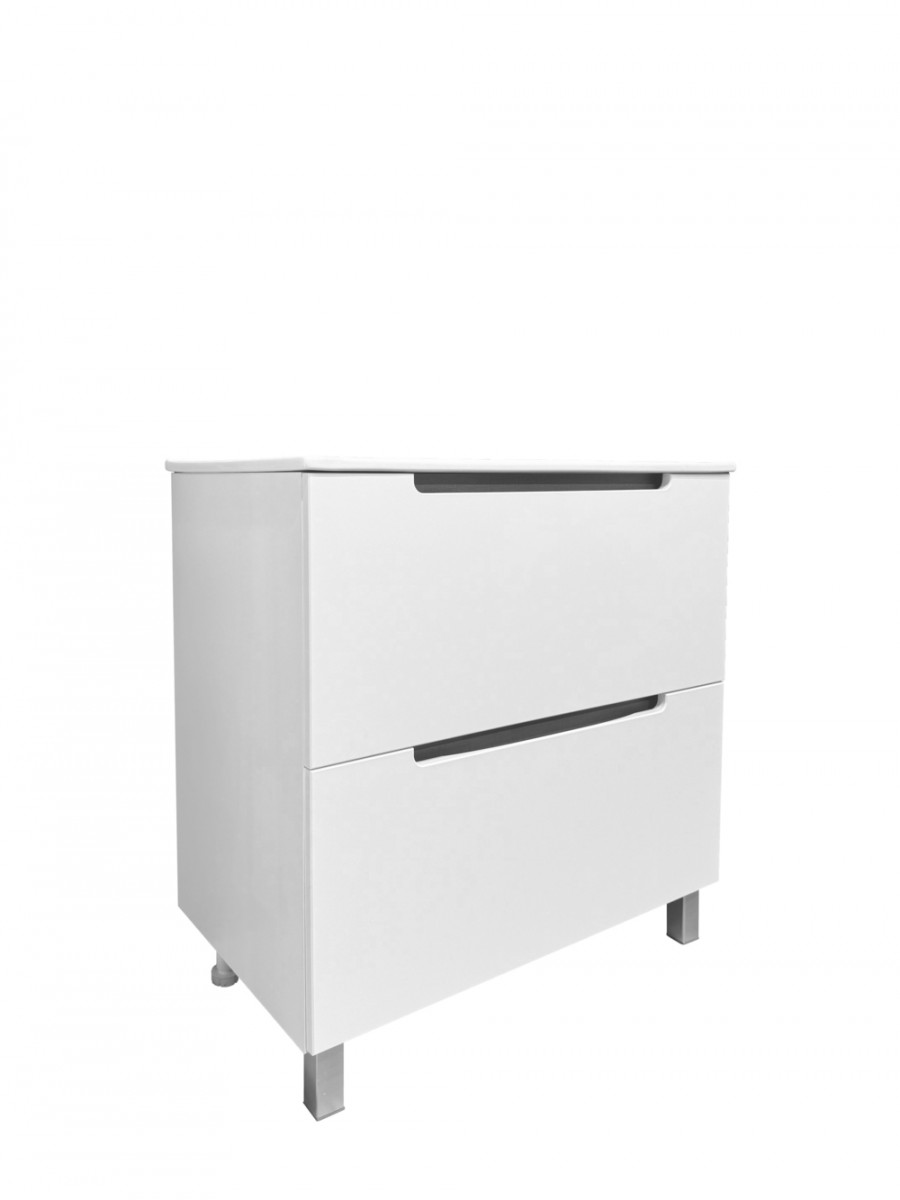 Тумба под раковину Runo Lina 00-00004642 70 см (белый) напольная