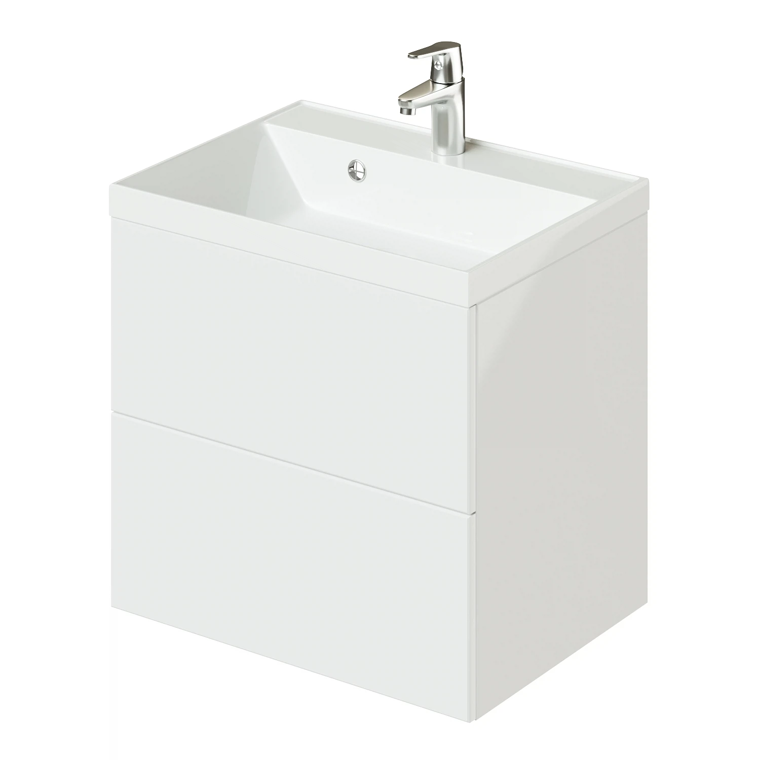 Тумба с раковиной Итана Icon 4657773602205 60 см (белый) подвесная