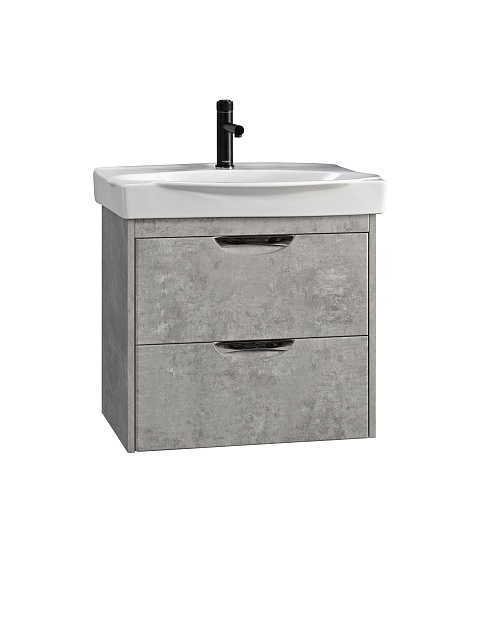 Тумба под раковину Belux Нёман НП 65-02 4810924267726 65 см (бетон светлый) подвесная