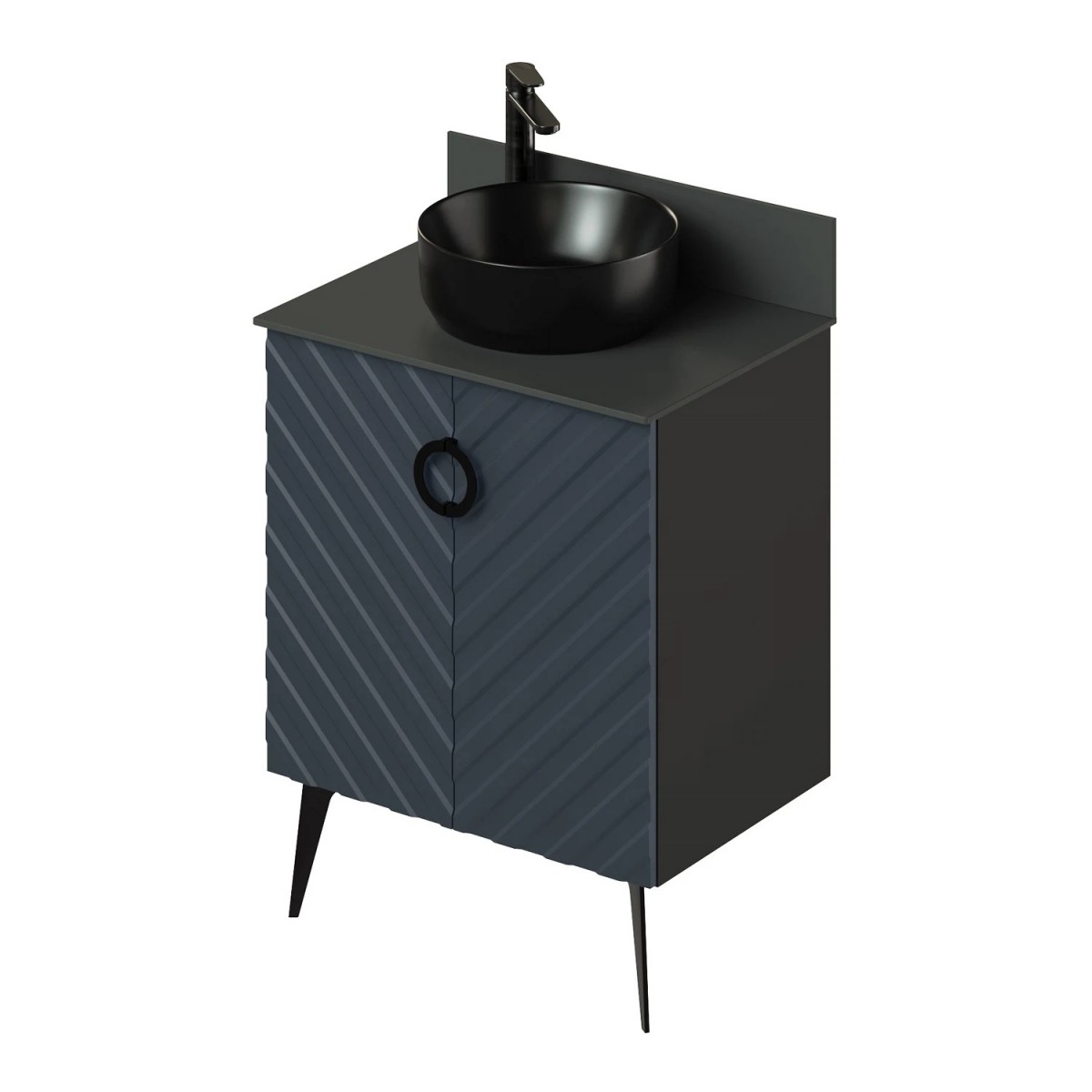 Тумба со столешницей Итана Palladio 2.0 4657821041055 65 см (маренго софт) напольная