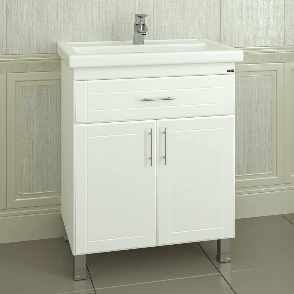 Тумба под раковину СанТа Дублин-70 223004 70 см (белый) напольная