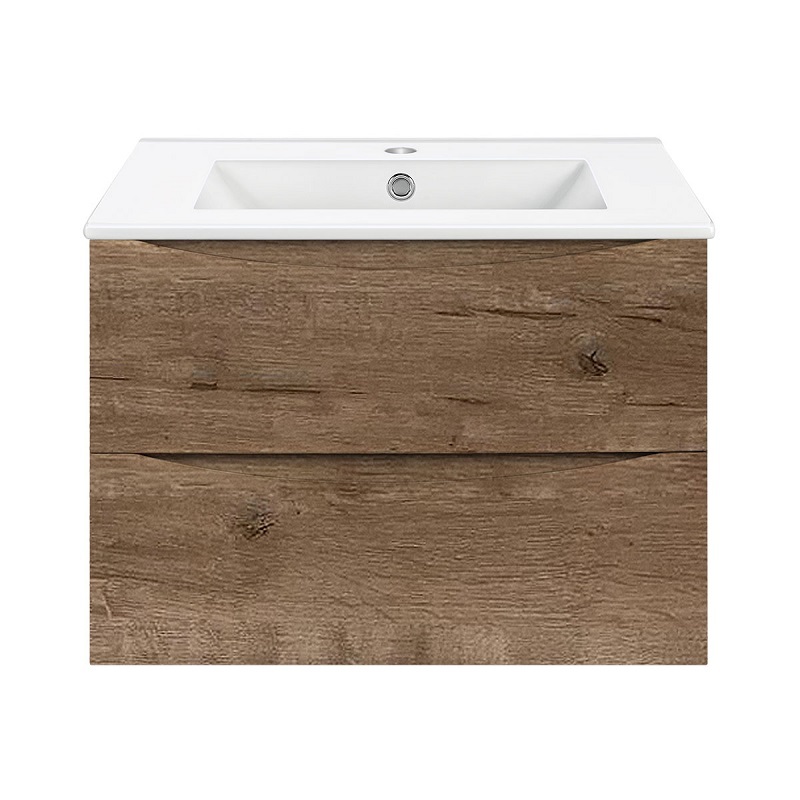 Тумба под раковину Vincea Mia VMC-2MC600VO 60 cм (V.Oak) подвесная